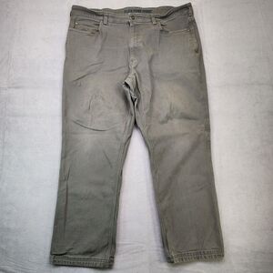 Duluth Trading Flex Fire Hose Pants Mens 42x30 Relaxed Fit Gray Utility Workwear